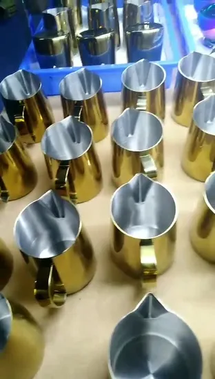 Accessori per caffè Brocca per schiuma di latte in acciaio inossidabile Brocca per latte e caffè