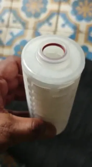 Cartuccia filtrante all'ingrosso PP/Pes/PTFE/PVDF/Nylon Pieghettato Cartucce filtranti di profondità per il trattamento delle acque Filtro olio Filtro vino